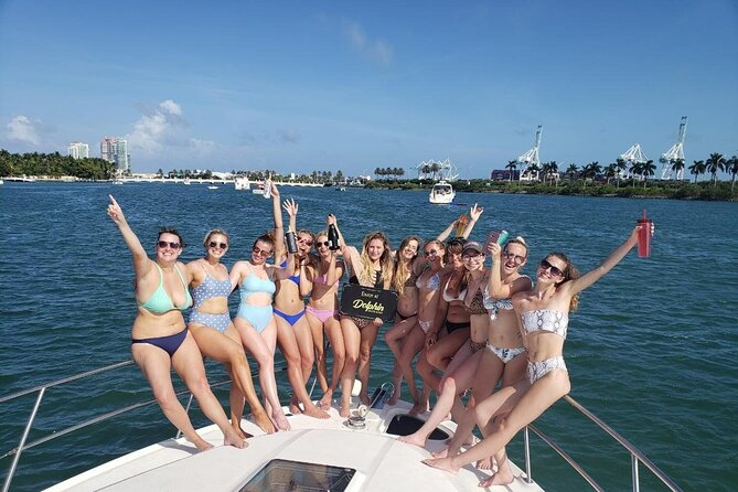 Up to 34Pax Bachelorette Party Boat & Yacht Rental Miami - A private yacht built around your group