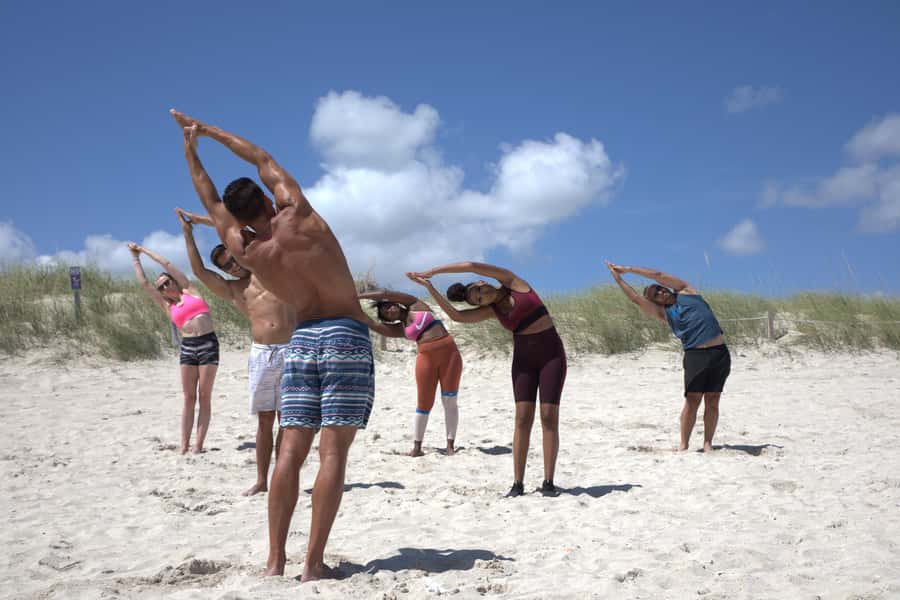 Yoga on the Beach in South Beach - A one-hour practice built around breath and movement